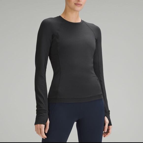 WORN LESS THAN 5 TIMES lululemon rulu run black long sleeve - Picture 1 of 6